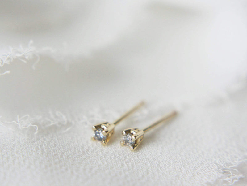 Salt and Pepper Diamond Stud Earrings