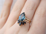 Pear Cut London Blue Topaz