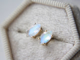 Marquise Moonstone Studs
