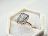 Black Rutilated Quartz Ring
