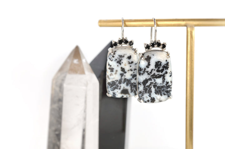 Dendritic Agate Earrings