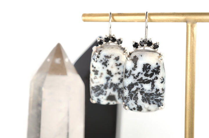 Dendritic Agate Earrings