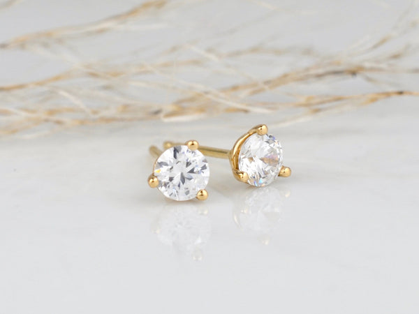 ½ CTW Diamond Martini Studs