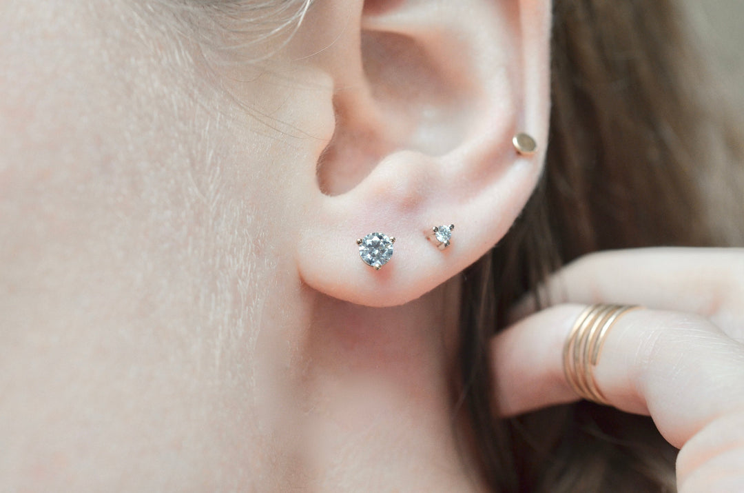 ½ CTW Diamond Martini Studs