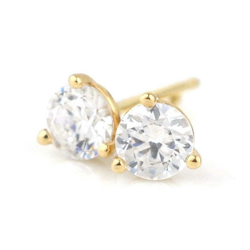 ½ CTW Diamond Martini Studs