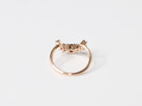 Luxe Artemis Crown Ring, Salt and Pepper Diamond Ring