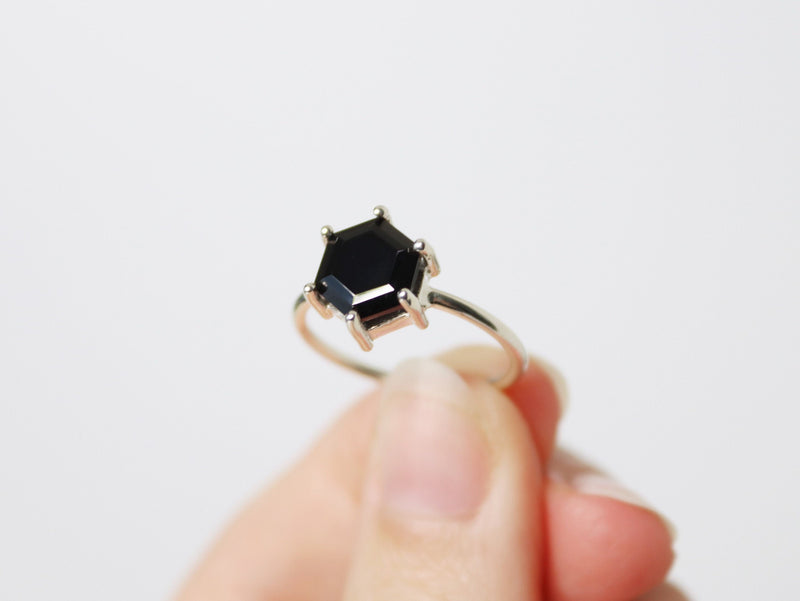 Black Spinel Ring