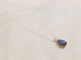 Labradorite Necklace, 13x9 Pear Cut