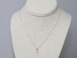 Moonstone Necklace, 4mm Round Faceted