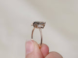 The Siren Ring in Tourmalinated Quartz