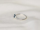 6mm Hexagon London Blue Topaz Ring