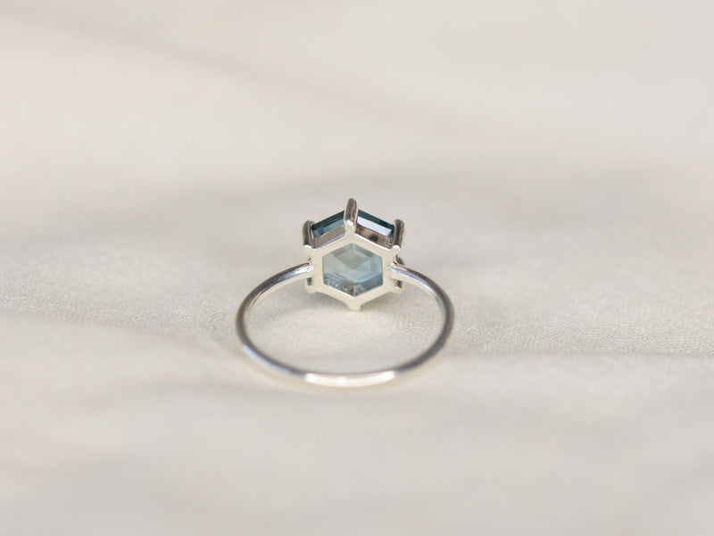 London Blue Topaz Ring, 8mm