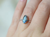 Faceted Labradorite Ring