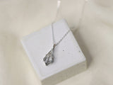 Tourmalinated Quartz Kite Pendant Necklace