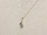 Tourmalinated Quartz Kite Pendant Necklace