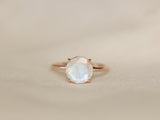 Rainbow Moonstone Ring