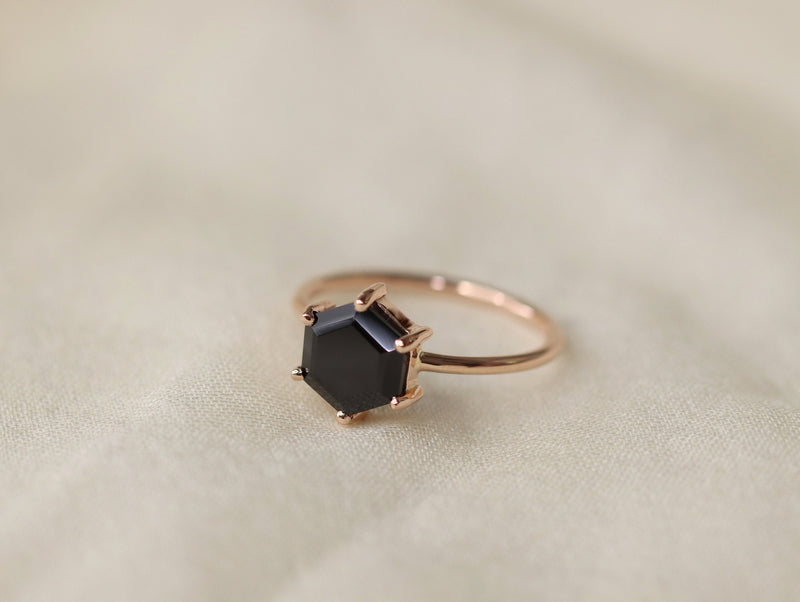 Black Spinel Ring