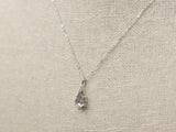 Tourmalinated Quartz Kite Pendant Necklace