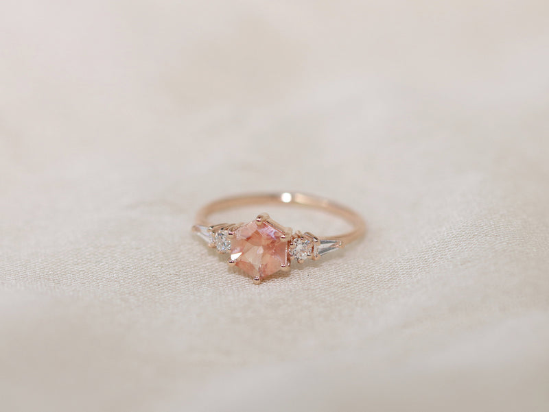 Oregon Sunstone Ring - Shop NATSU WORKS General Rings - Pinkoi