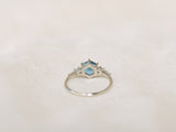 The Huntington Ring in London Blue Topaz