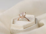Moonstone Engagement Ring, 10x7 Pear Cut