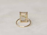 Golden Rutilated Quartz Ring