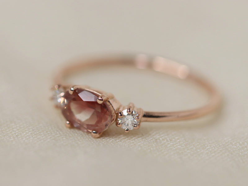 Oregon Sunstone Trilogy Ring