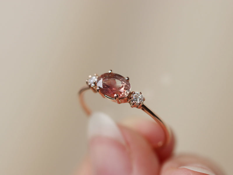 Oregon Sunstone Trilogy Ring