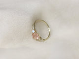The Sun and Moon Huntington Ring in Oregon Sunstone