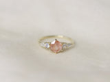 The Sun and Moon Huntington Ring in Oregon Sunstone
