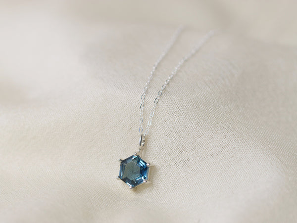 London Blue Topaz Pendant Necklace