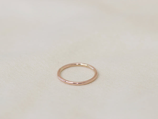 Sterling Silver Plain Round Band