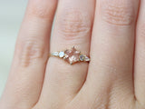 The Sun and Moon Huntington Ring in Oregon Sunstone