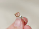 The Sun and Moon Huntington Ring in Oregon Sunstone