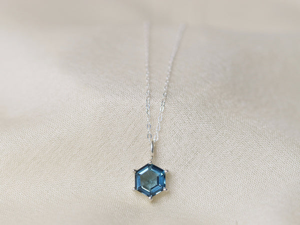 London Blue Topaz Pendant Necklace