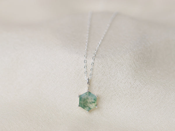 Moss Agate Necklace