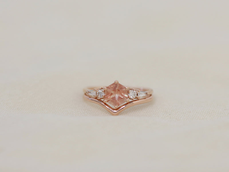 Huntington Chevron Wedding Band