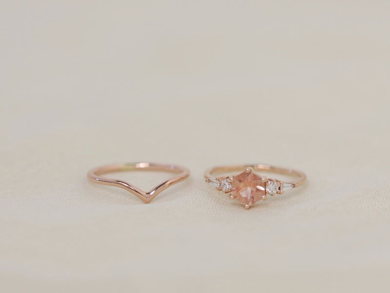 Huntington Chevron Wedding Band