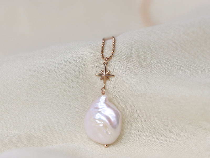 Celestial Baroque Pearl Necklace