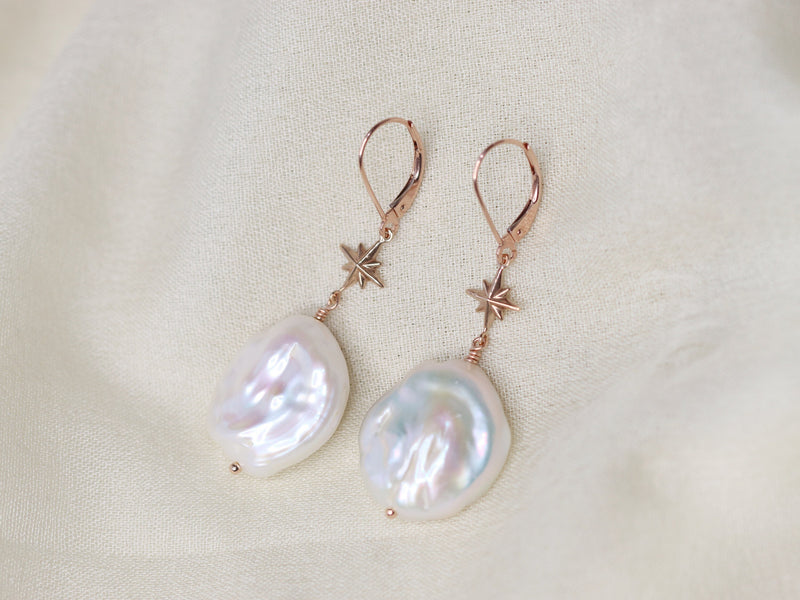 Large Pearl Earrings – AUMI 4