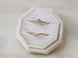 Salt and Pepper Diamond Engagement Ring Set