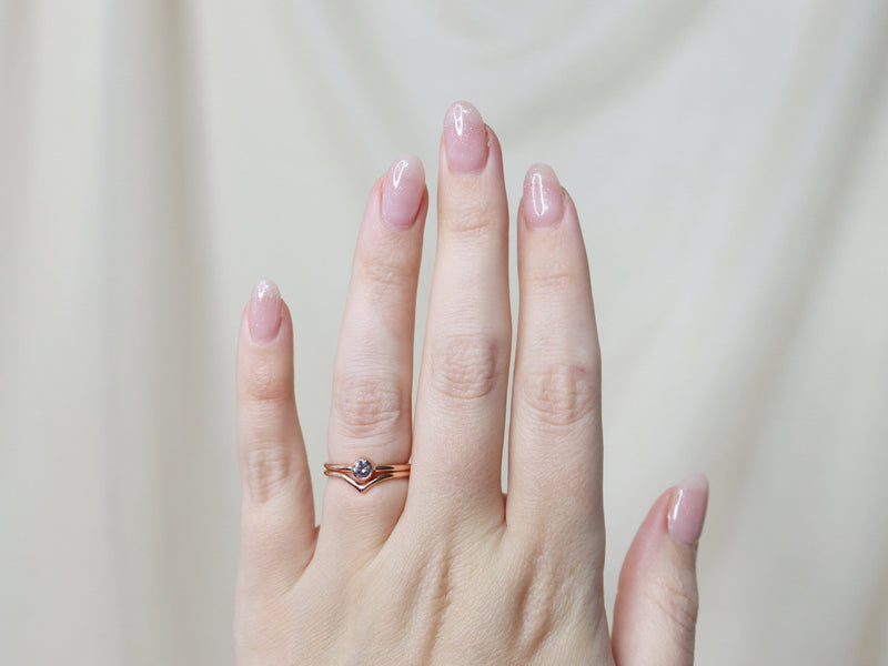 Salt and Pepper Diamond Engagement Ring Set