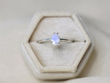 Faceted Moonstone Ring