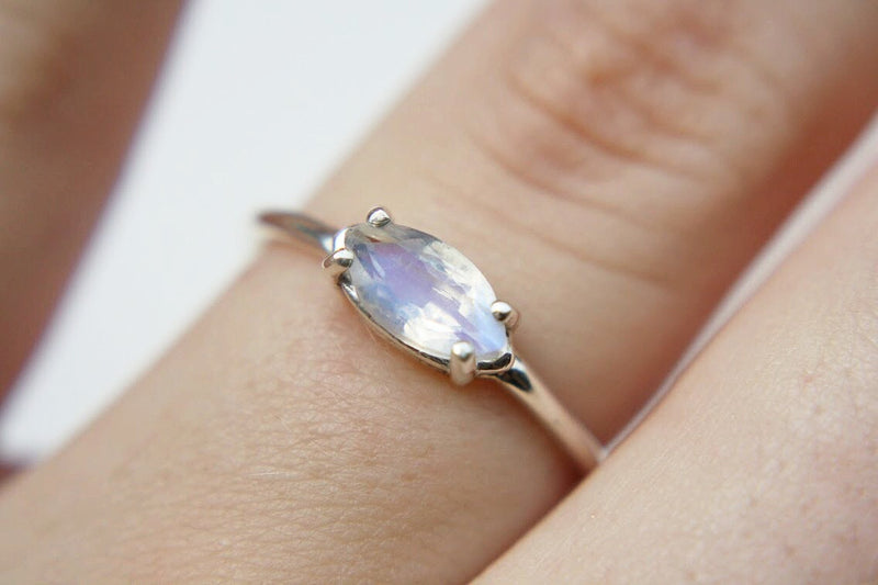 Marquise sales moonstone ring