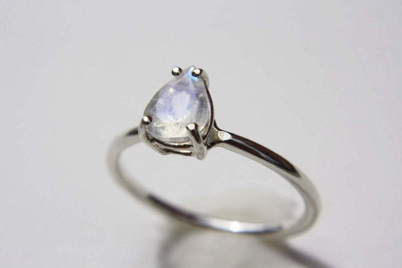 Faceted Moonstone Ring