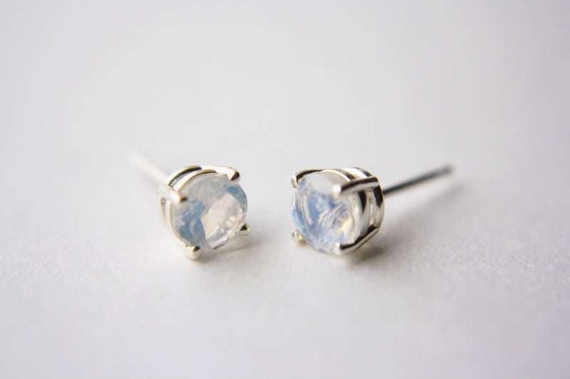 Moonstone Studs