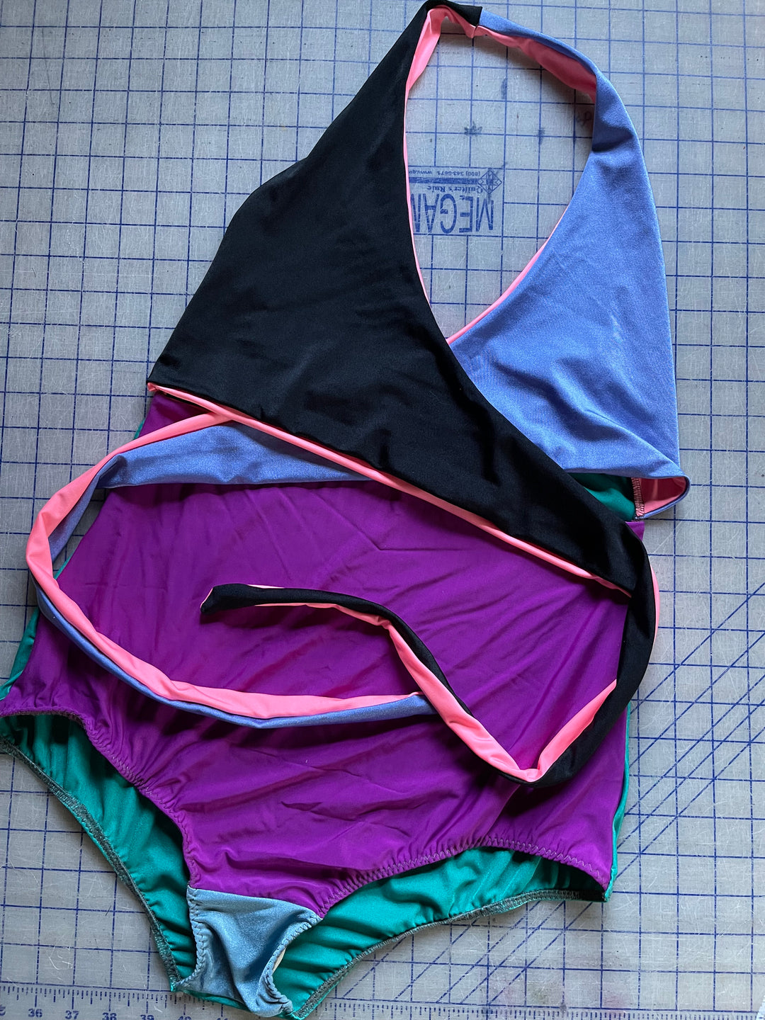 Selka Swimsuit in Zero Waste Multi-Color (OOAK Larges)