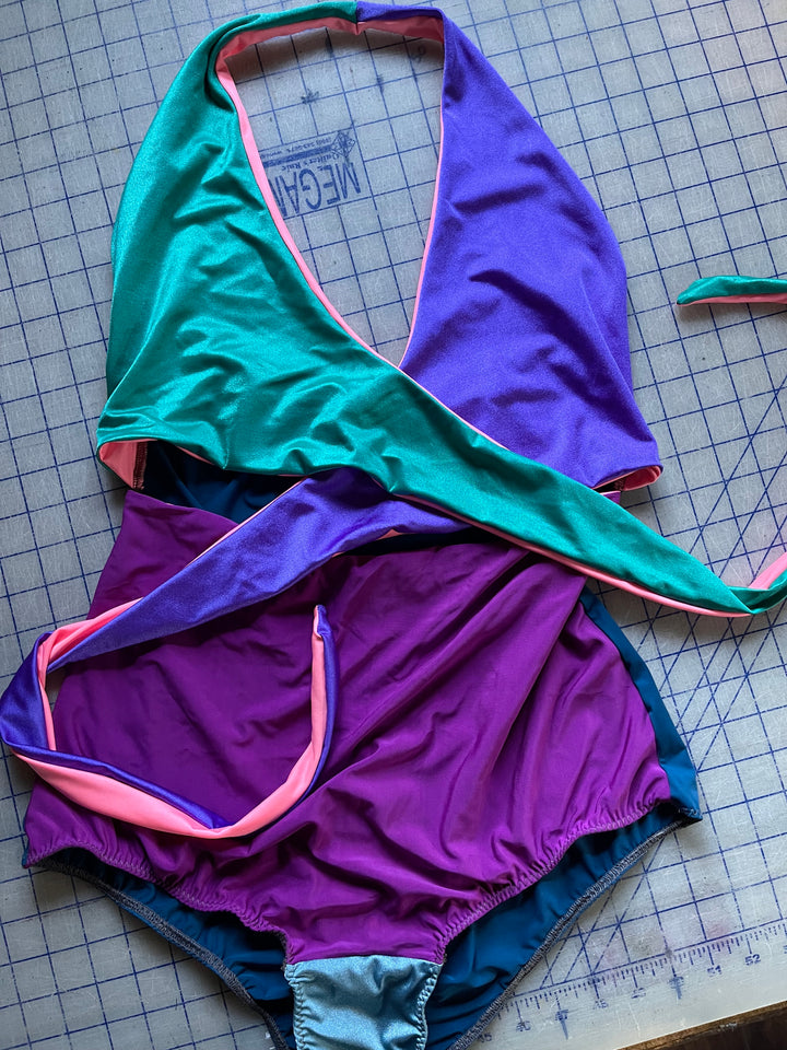 Selka Swimsuit in Zero Waste Multi-Color (OOAK Larges)