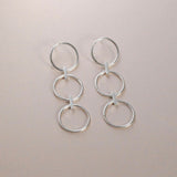 Large Link Circle Earrings