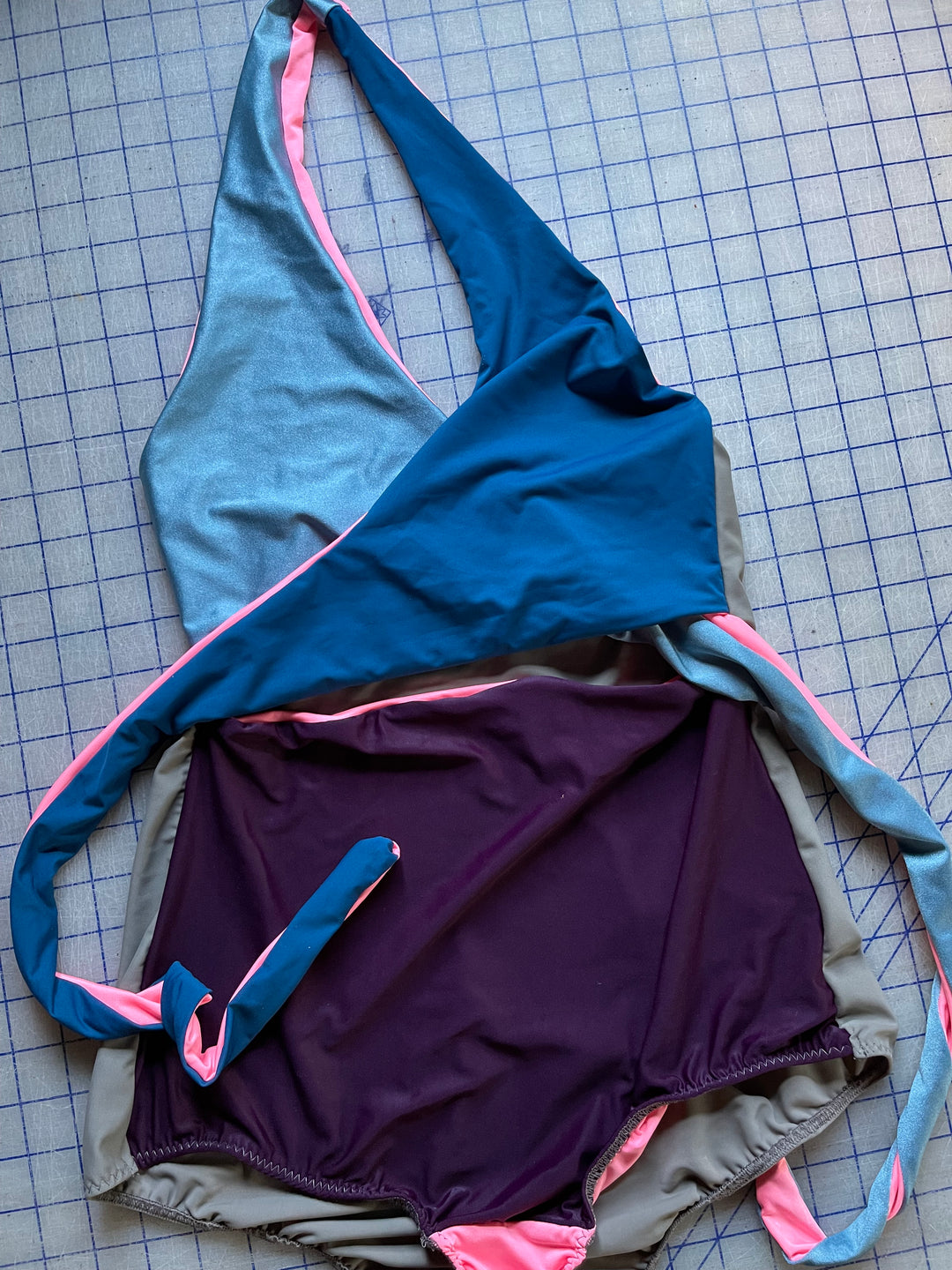 Selka Swimsuit in Zero Waste Multi-Color (OOAK Mediums)